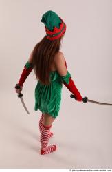 VERONIKA ELF FITGHTING WITH KATANAS